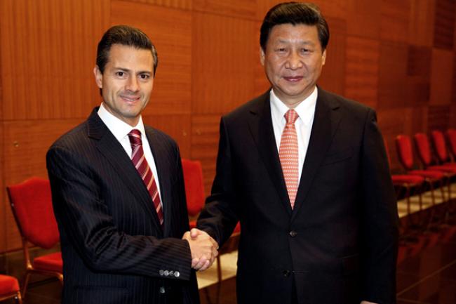 Enrique Pena Nieto y XI Jinping